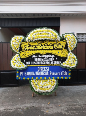 Papan Bunga Duka di Sawa Erma