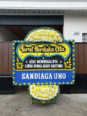 Papan Bunga Duka di Sawa Erma